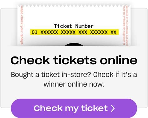 check keno ticket victoria